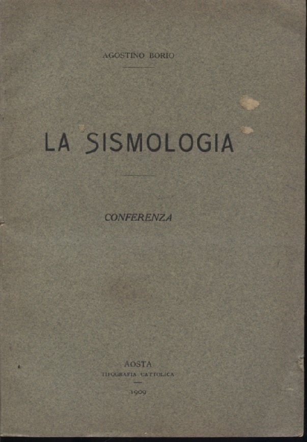 La sismologia. Conferenza