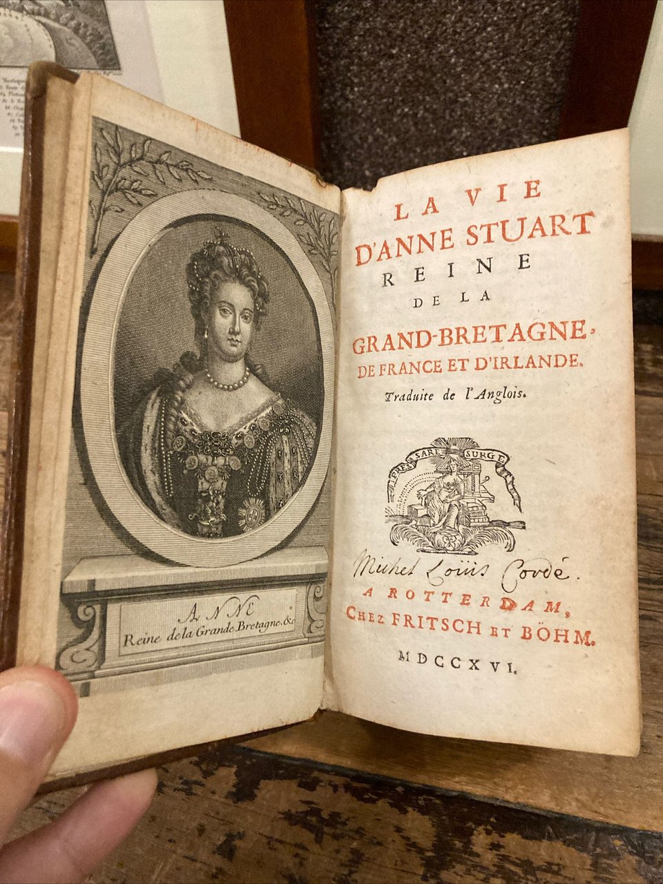 La Vie d'Anne Stuart Reine de la Grand Bretagne, de …