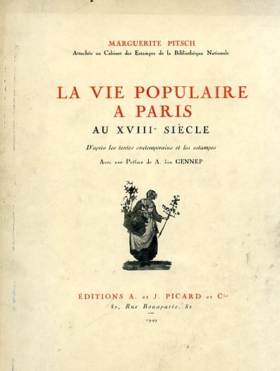 La vie populaire a Paris au XVIIIe siècle d'après les … | Immagine principale