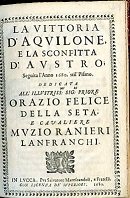 La vittoria d'Aquilone, e la sconfitta d'Austro, seguita l'Anno 1680 …