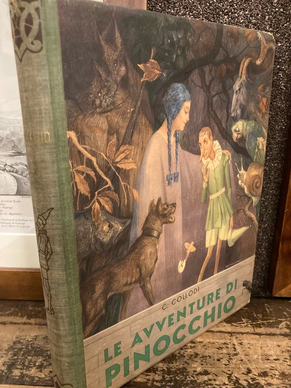 Le avventure di Pinocchio. Storia di un burattino. Con disegni e tavole policrome fuori testo del pittore G. Galizzi. Presentazione di Renato Simoni, Ristampa