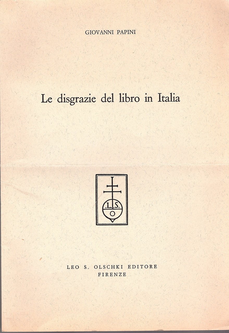 Le disgrazie del libro in Italia