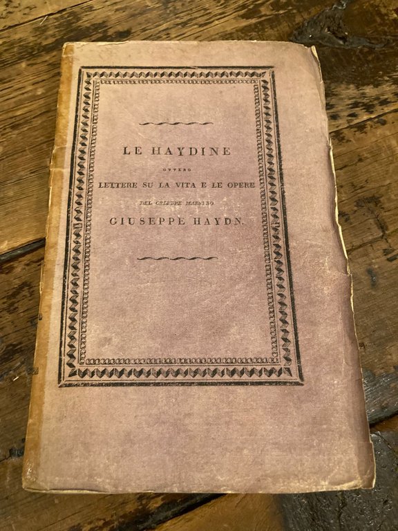 Le Haydine ovvero lettere su la vita e le opere …