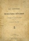Le Lettere pubblicate coi Ricordi ed i Contratti artistici per …