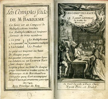 Le Livre des Comptes-Faits, ou Tarif general des monnoyes. Avec …