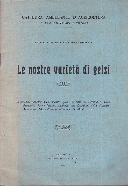 Le nostre varietà di gelsi