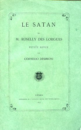 Le Satan de M. Roselly Des Lorgues. Petite revue