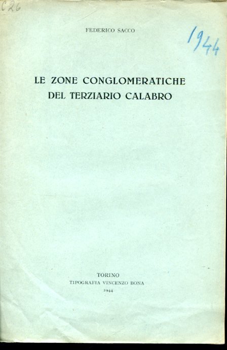 Le zone conglomeratiche del terziario calabro