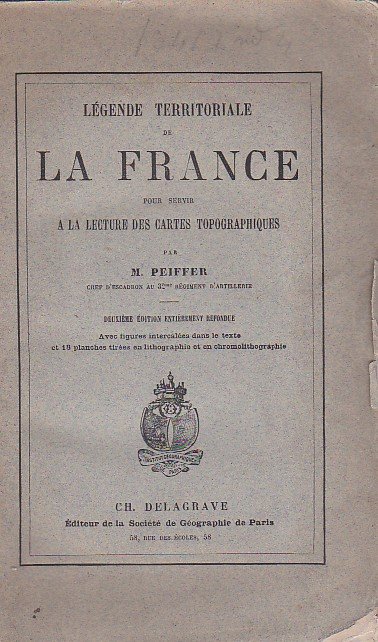 Légende territoriale de la France pour servir a la lecture …