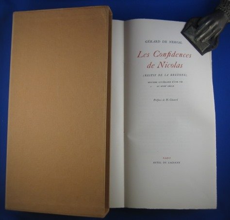 Les Confidences de Nicolas (Restif De La Bretonne). Histoire littéraire … | Immagine principale