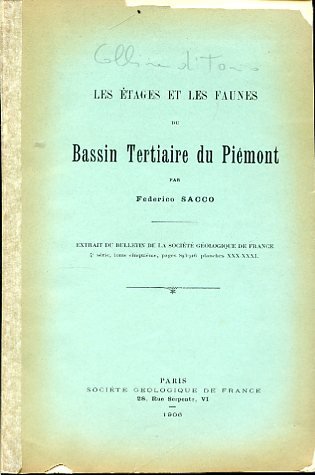 Les étages et les faunes du Bassin Tertiaire du Piémont. … | Immagine Gallery 1