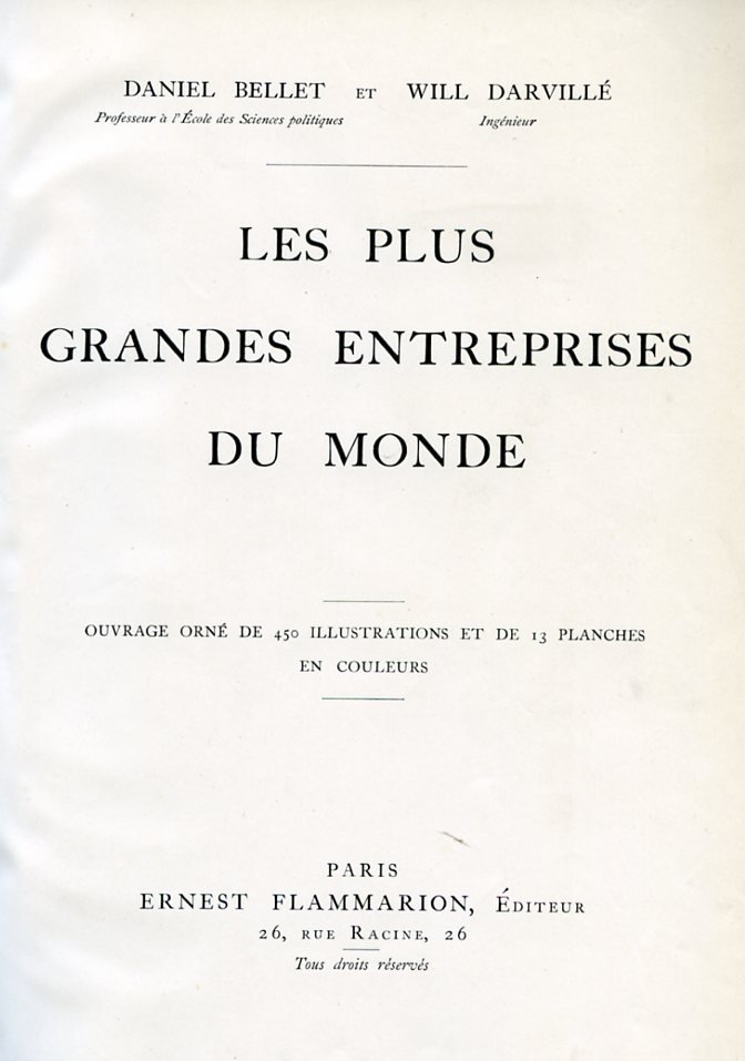 Les plus grandes entreprises du monde. Ouvrage orné de 450 …