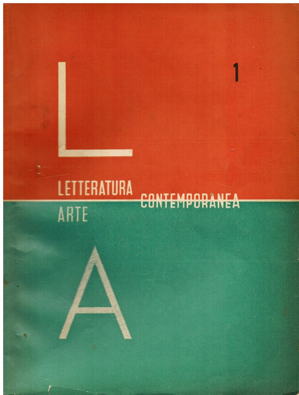 Letteratura arte contemporanea. Gennaio - Febbraio 1950. 1. Rivista diretta …