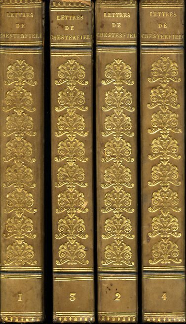 Lettres du Conte de Chesterfield a son fils Philippe Stanhope, …