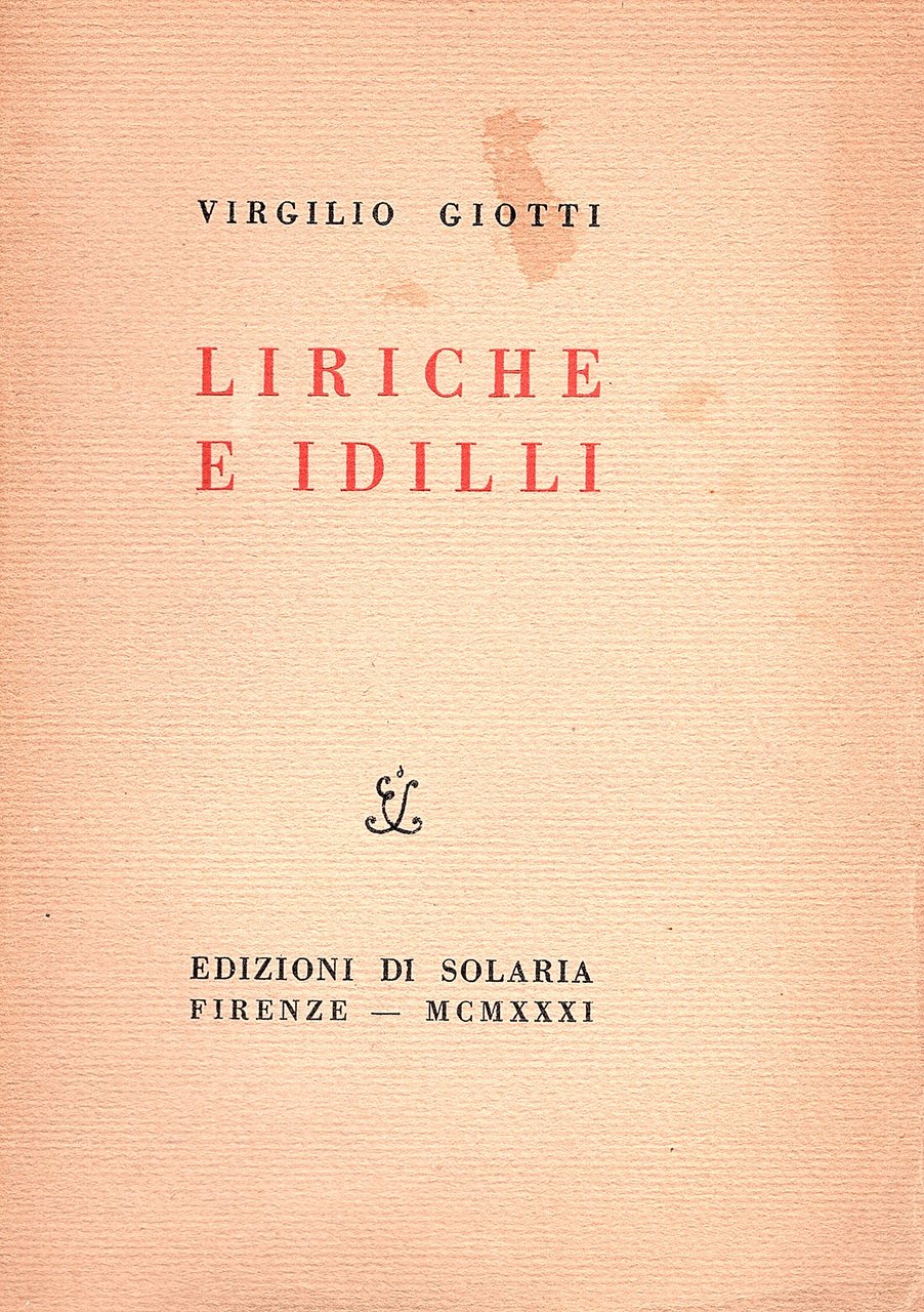 Liriche e idilli