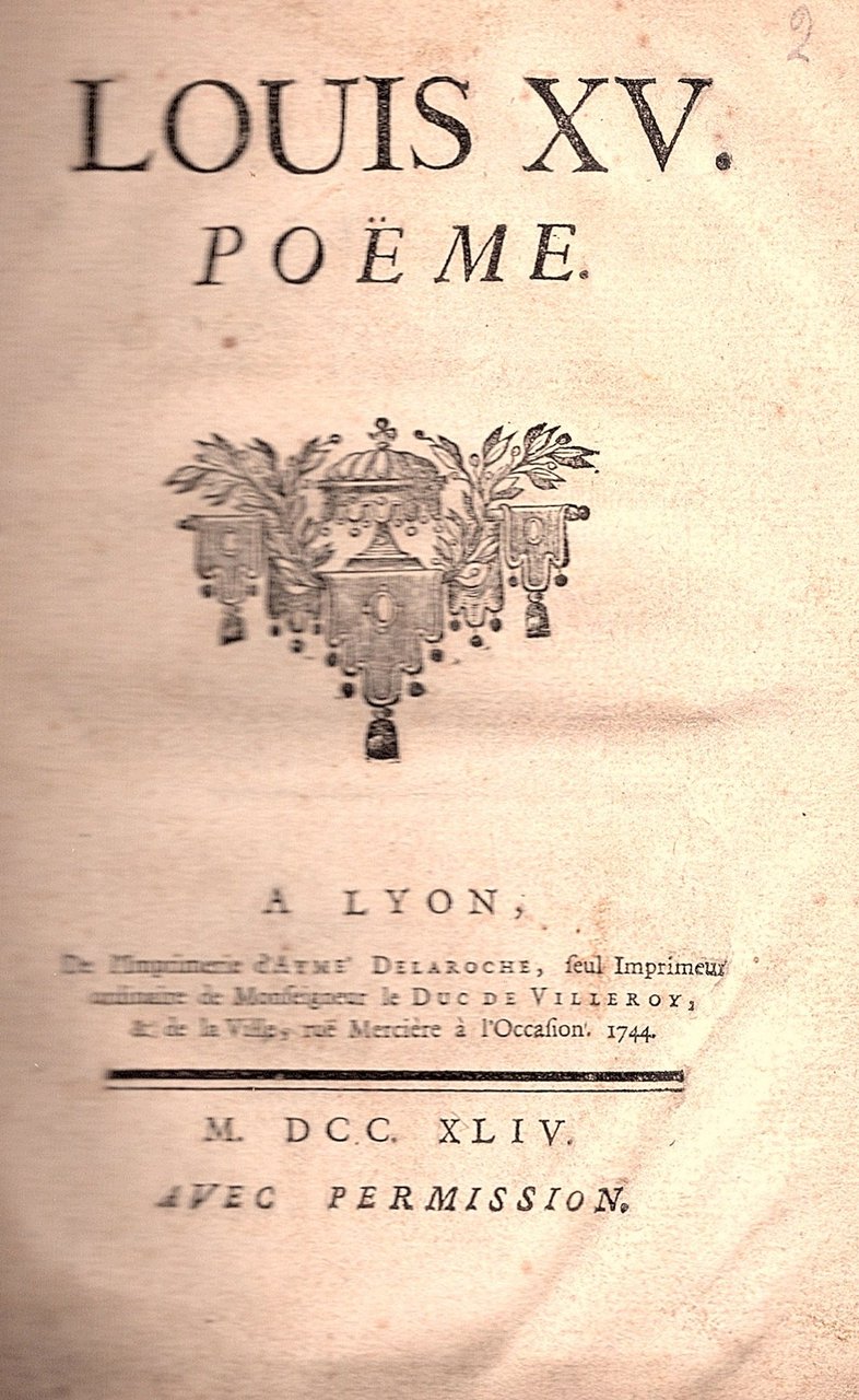 Louis XV. Poëme