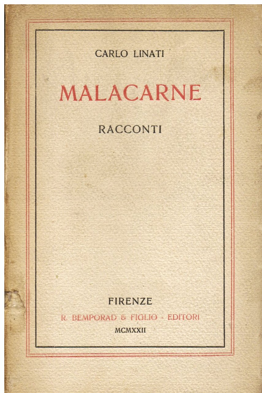 Malacarne. Racconti