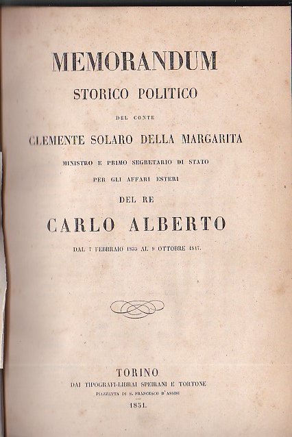 Memorandum Storico Politico - Appendice al Memorandum Storico Politico in … | Immagine Gallery 1