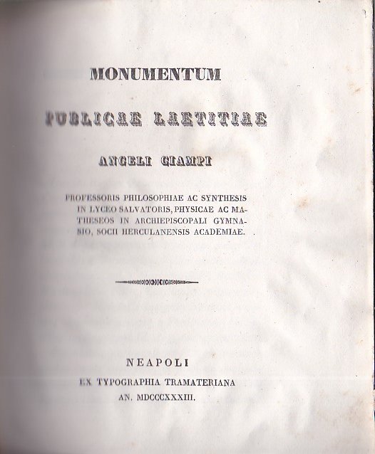 Monumentum publicae laetitiae