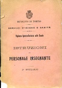 Municipio di Torino. Servizi d'Igiene e Sanità. Vigilanza Igienico-Sanitaria sulle …