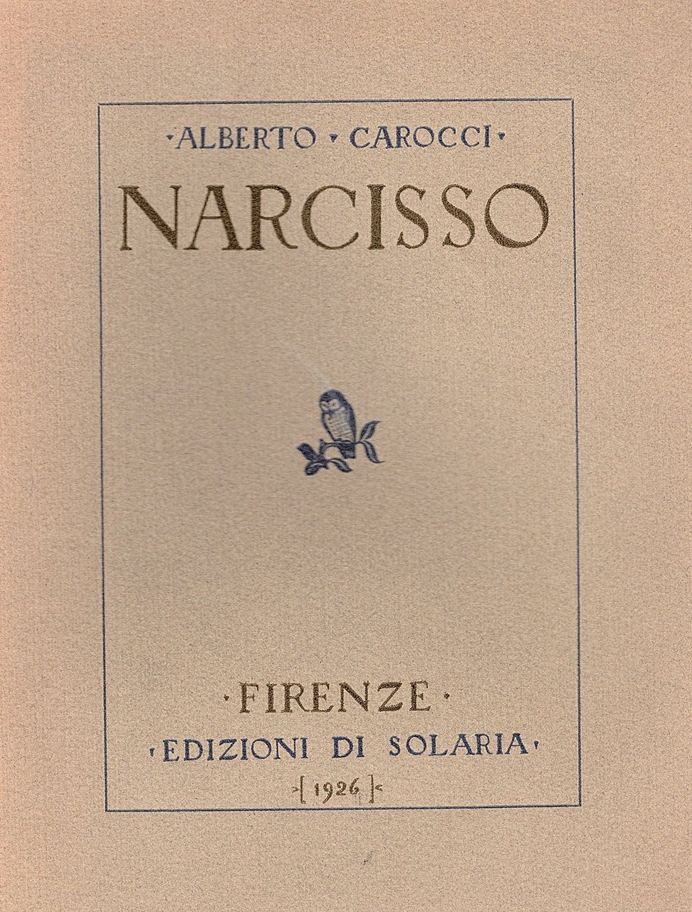 Narcisso (1924-1925)