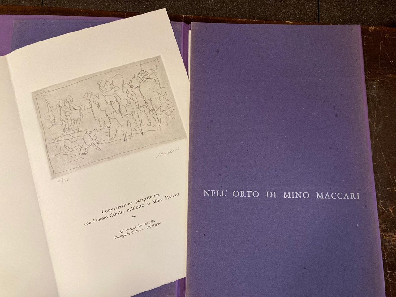 Nell'orto di Mino Maccari. Conversazione peripatetica con Ernesto Caballo nell'orto …