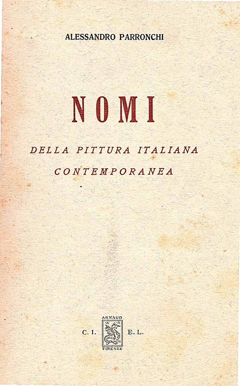 Nomi della pittura italiana contemporanea