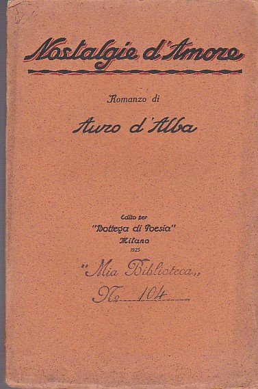 Nostalgie d'Amore. Romanzo