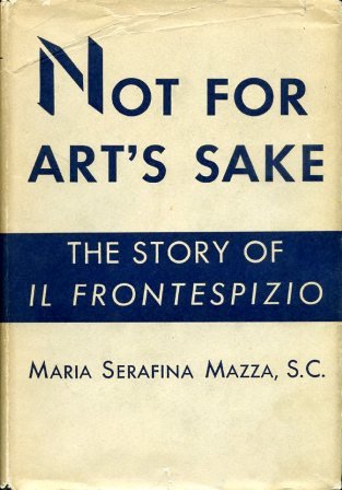 Not for art's sake. The story of Il Frontespizio
