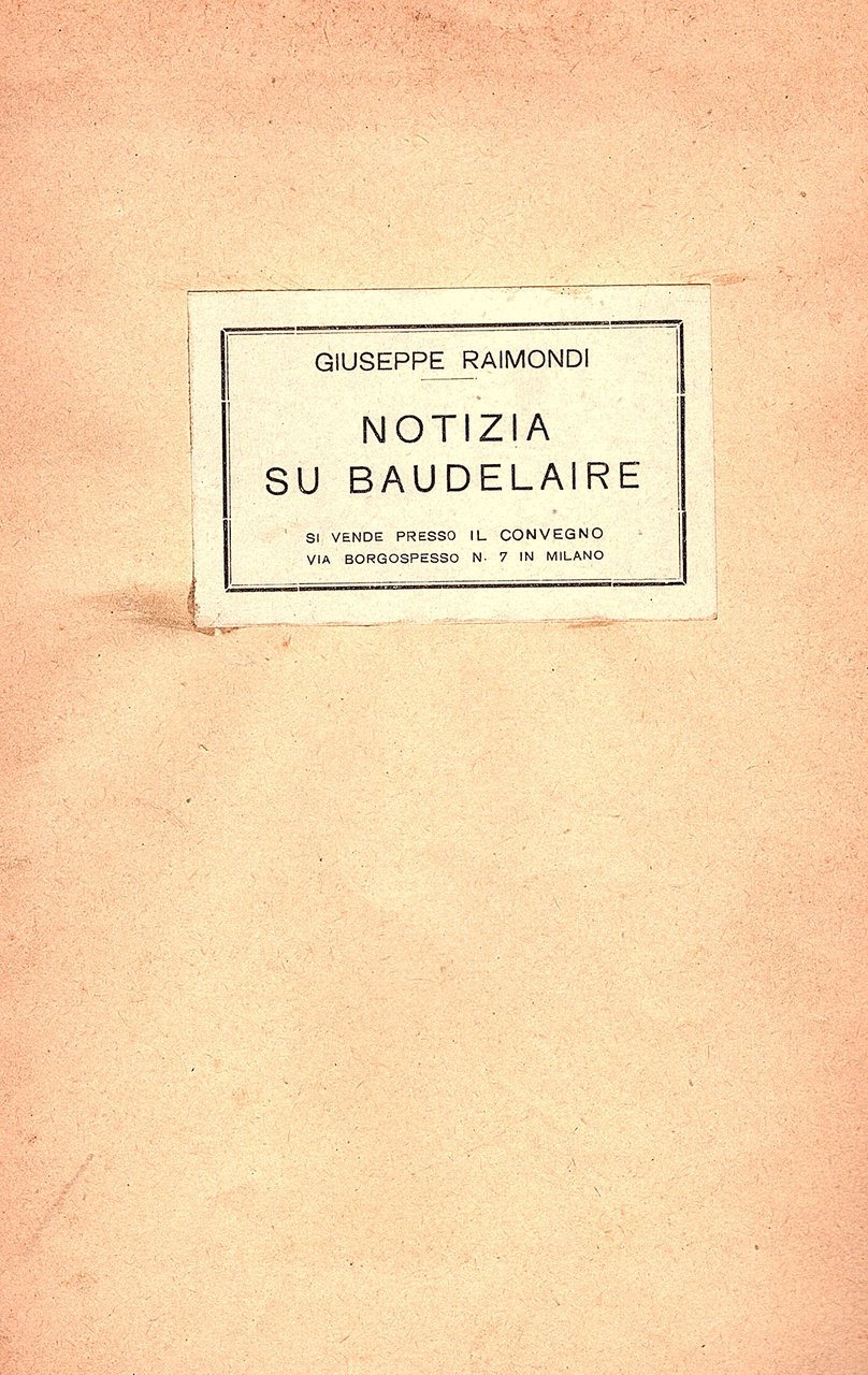 Notizia su Baudelaire