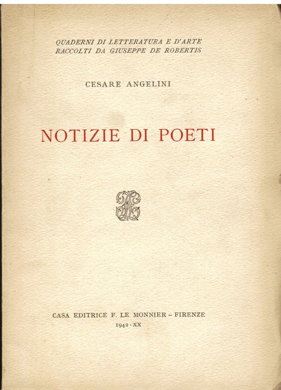 Notizie di poeti