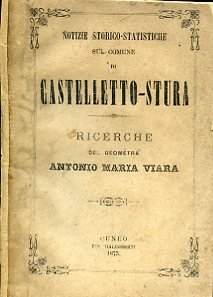 Notizie storico - statistiche sul Comune di Castelletto Stura. Ricerche