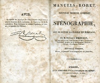 Nouveau manuel complet de sténographie, ou art de suivre la …