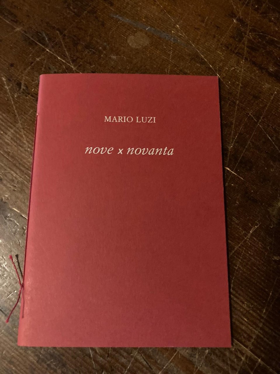 Nove x novanta. Nove poesie per i suoi novant' anni