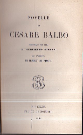 Novelle. Pubblicate per cura di Guglielmo Stefani con l' aggiunta …