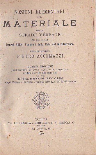 Nozioni elementari sul materiale delle strade ferrate ad uso degli …