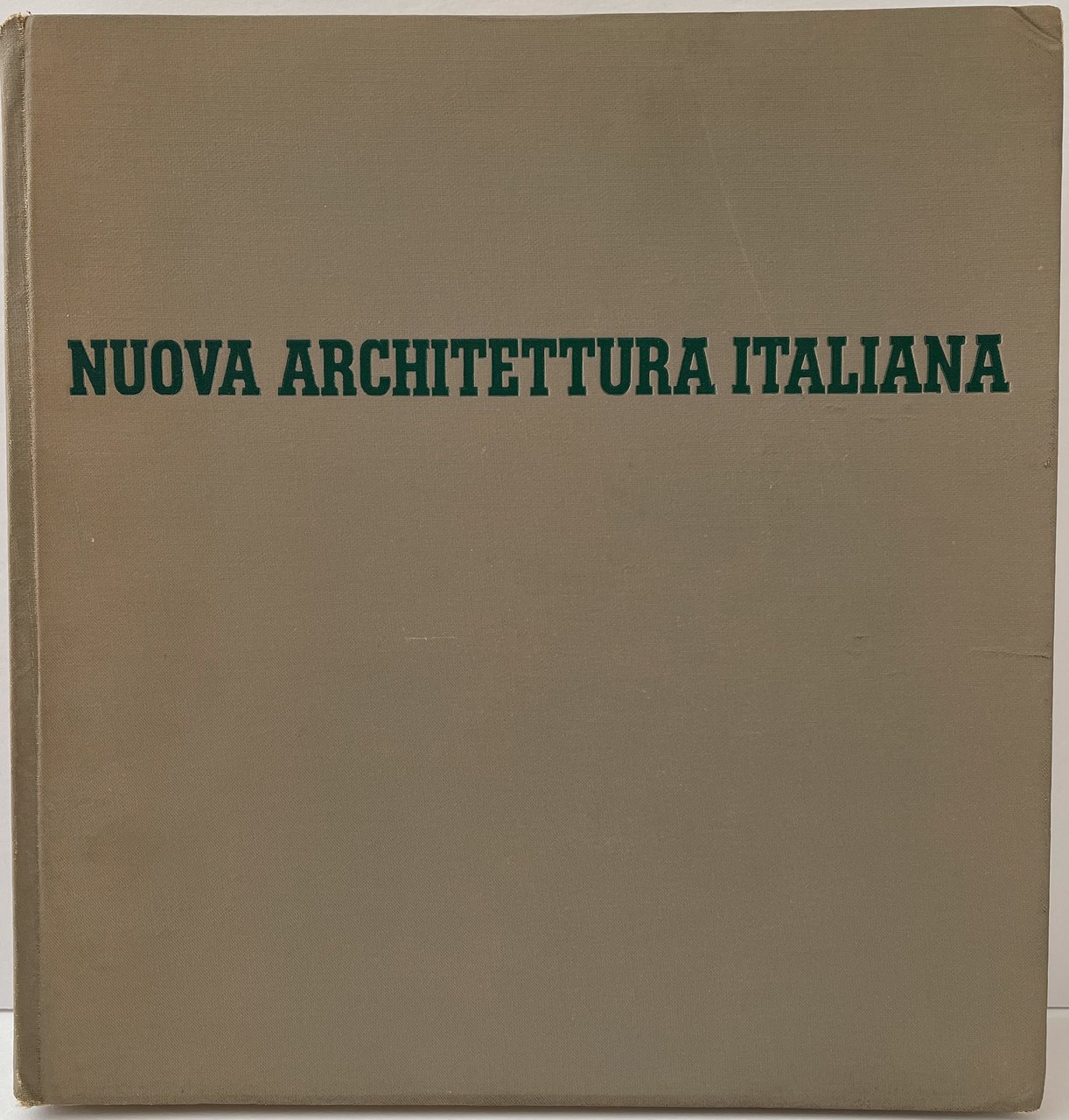 Nuova architettura italiana. Quaderni della Triennale