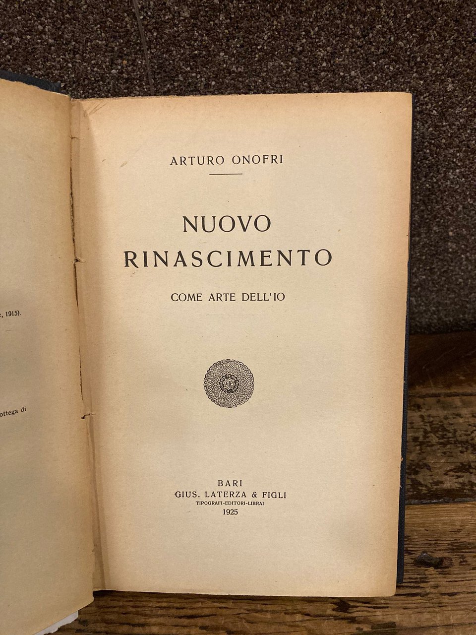 Nuovo Rinascimento come arte dell'Io