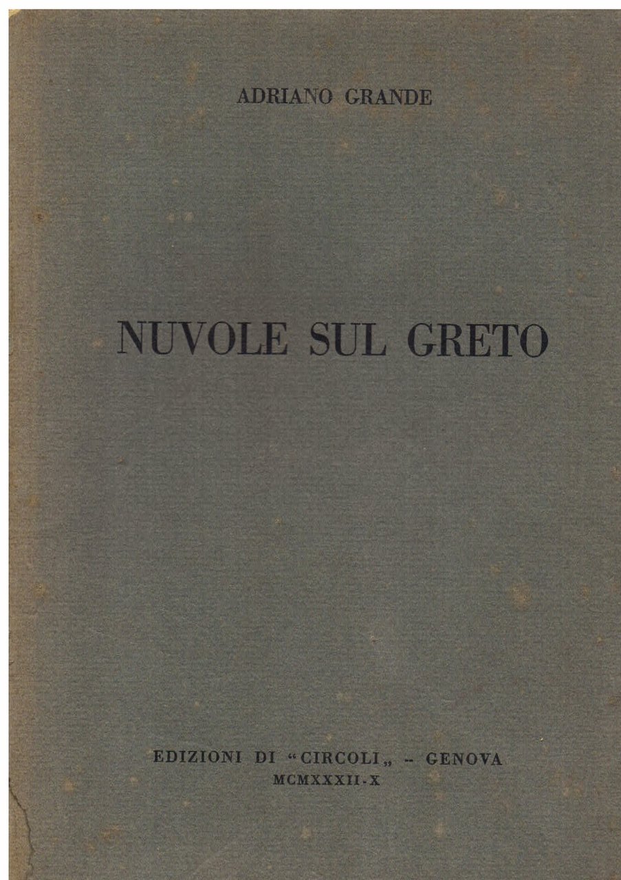 Nuvole sul greto