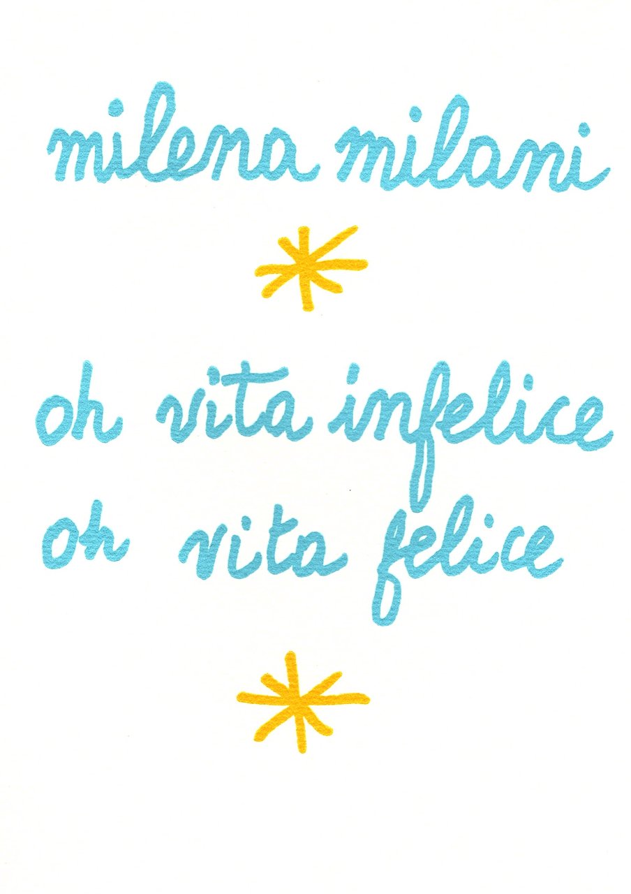 Oh vita infelice, oh vita felice. Due poemetti inediti e … | Immagine principale