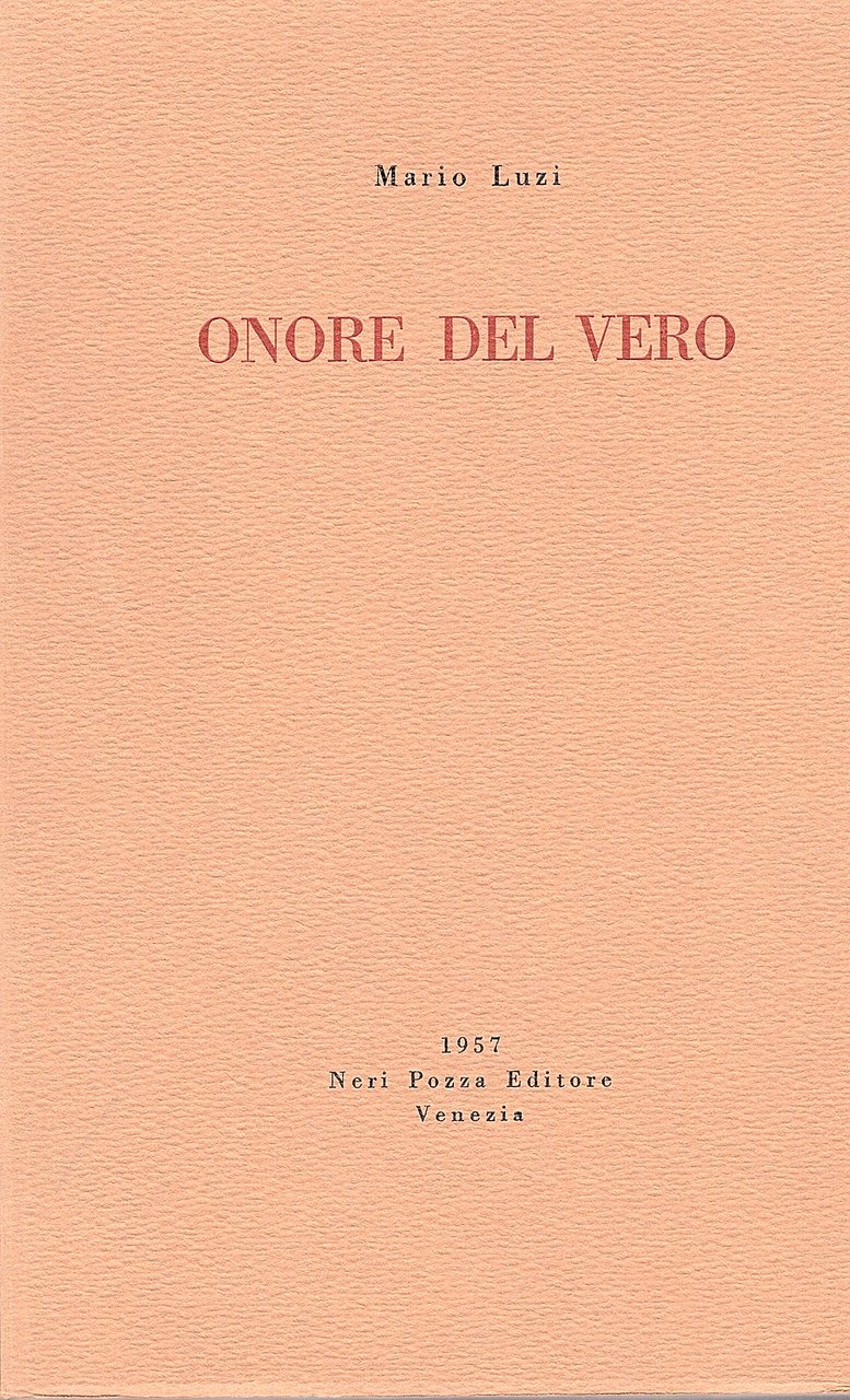 Onore del vero