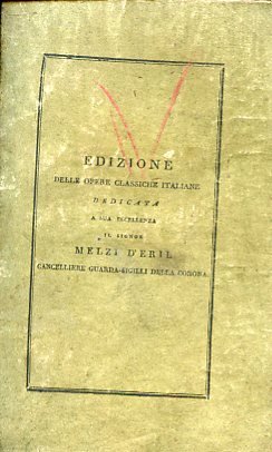 Opere. Lettere distribuite ne' loro varj argomenti colla vita dell'Autore … | Immagine principale