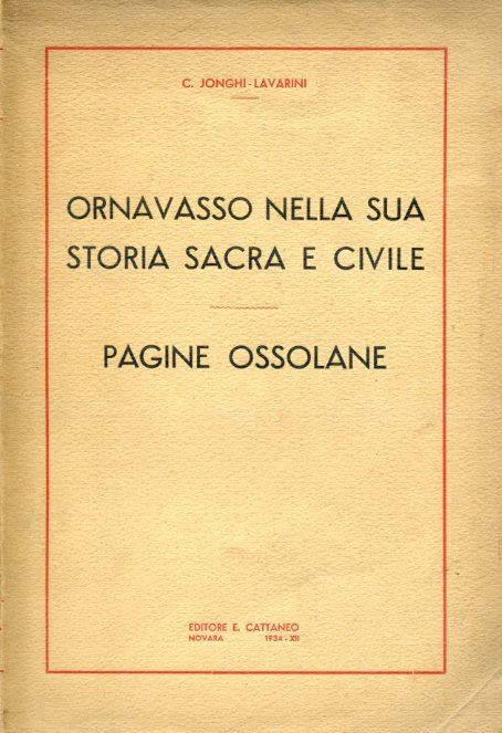 Ornavasso nella sua storia sacra e civile. Pagine ossolane