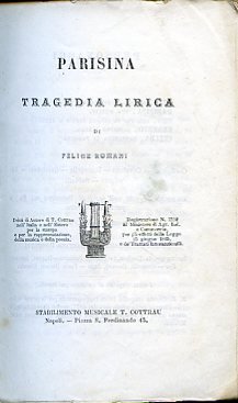 Parisina. Tragedia lirica