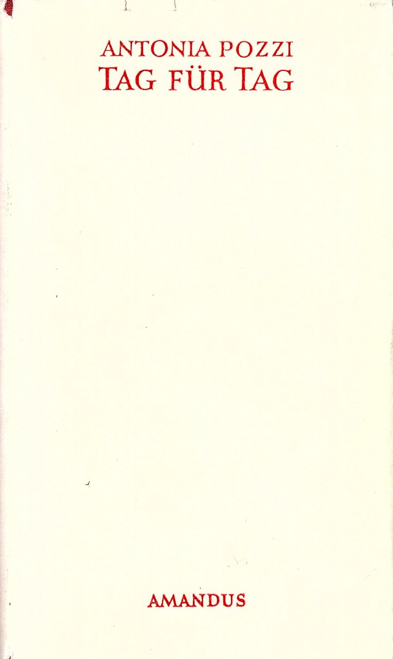 Parole. Diario di poesia - Tag für Tag. Ein Dichterisches …