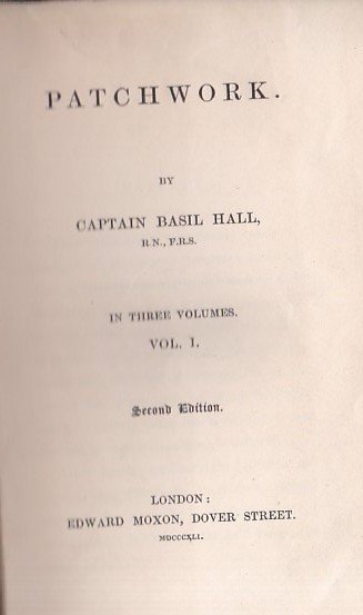 Patchwork. In three volumes