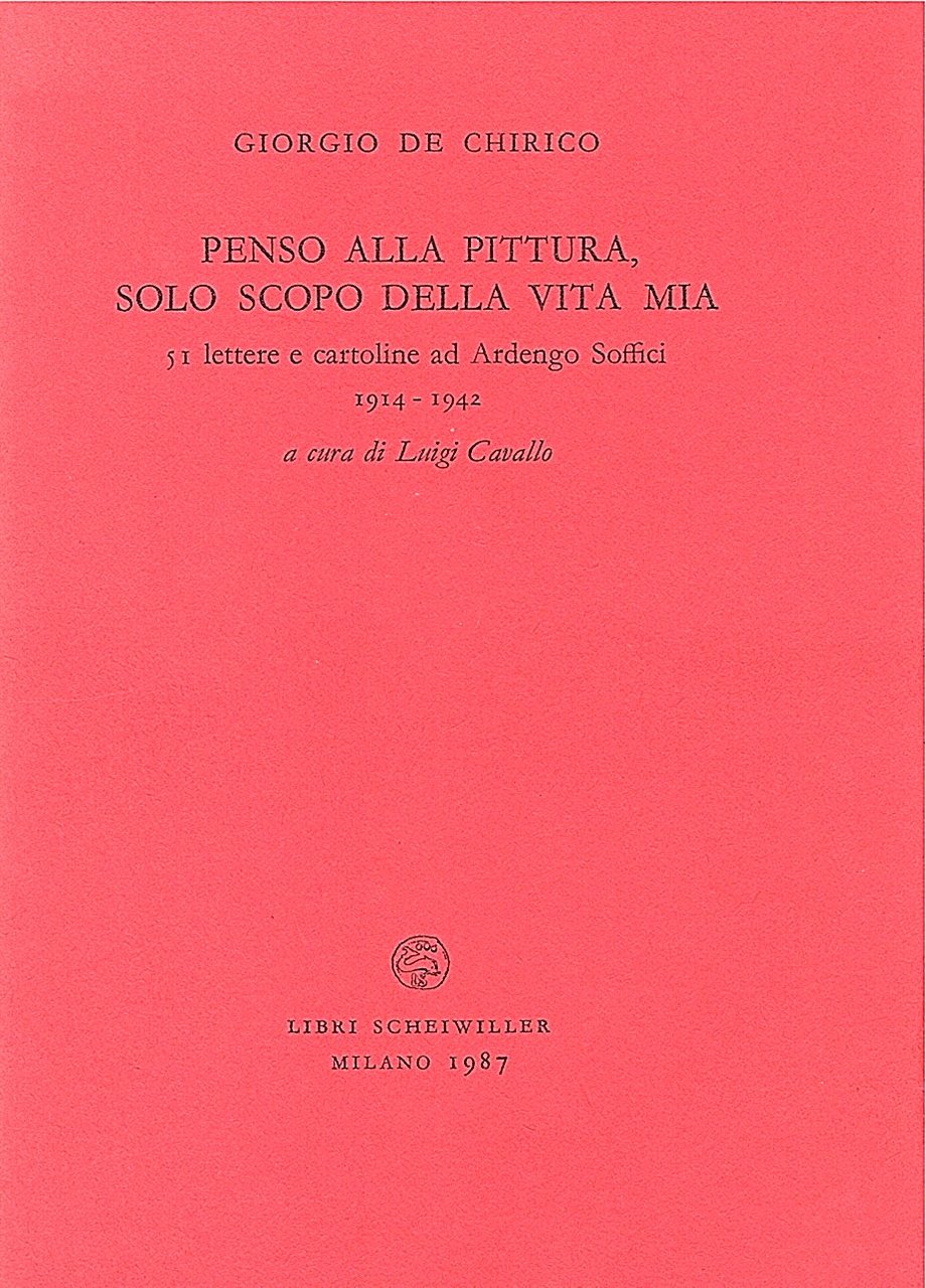 Penso alla pittura solo scopo della vita mia. 51 lettere … | Immagine principale
