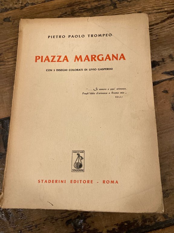 Piazza Margana Con 5 disegni colorati di Livio Gasperini | Immagine Gallery 1