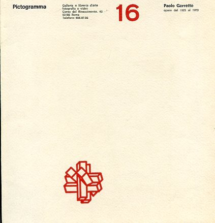 Pictogramma. Galleria e libreria d'arte fotografia e video. 16. Paolo …