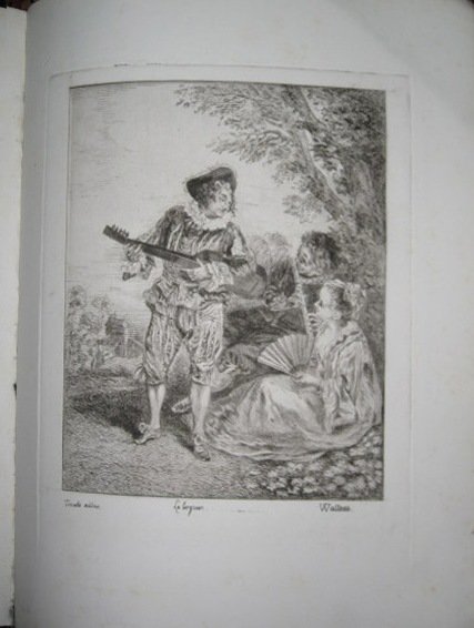 Pièces choisies composées par Ant.[oine] Watteau et gravées par W. …